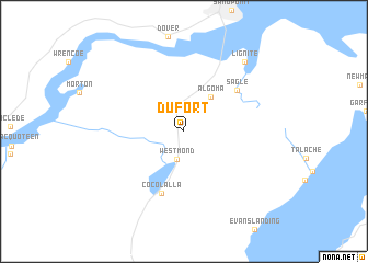map of Dufort
