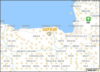 map of Dufour