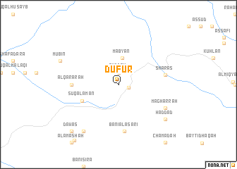 map of Ḑufur