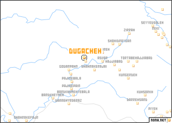 map of Dūgacheh