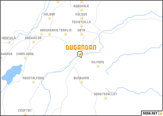 map of Dugandan