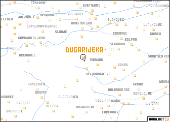 map of Duga Rijeka