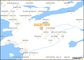 map of Dugatorp