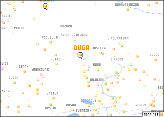 map of Duga