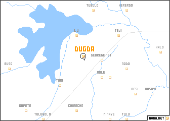 map of Dugda