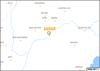 map of Dugda