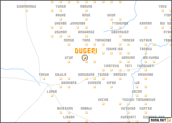 map of Dugeri