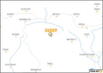 map of Düğer