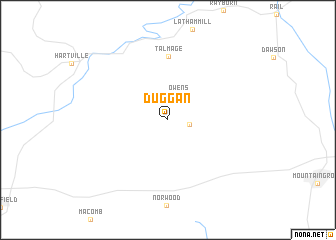 map of Duggan