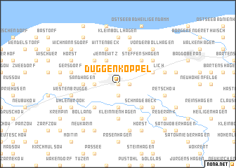 map of Duggenkoppel