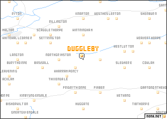 map of Duggleby