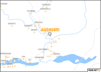 map of Dūghdānī