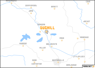 map of Dug Hill
