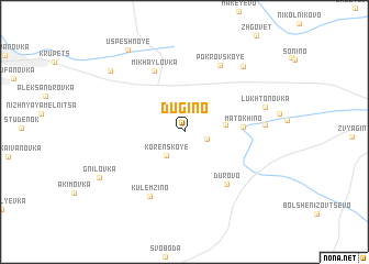 map of Dugino