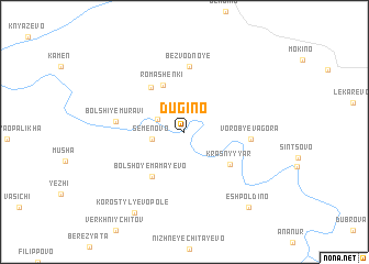 map of Dugino
