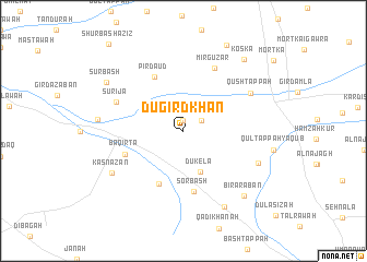 map of Dugird Khān