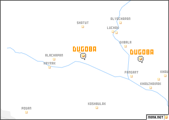 map of Dugoba