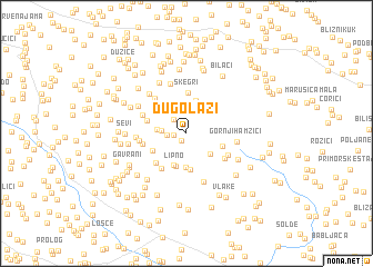 map of Dugolazi