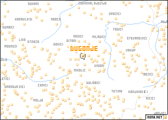 map of Dugonje