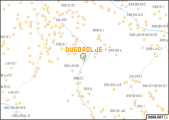 map of Dugopolje