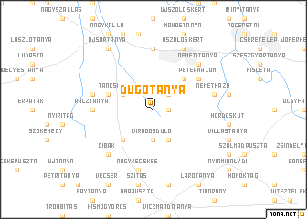 map of Dugótanya