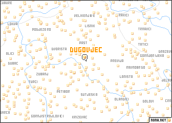map of Dugovječ
