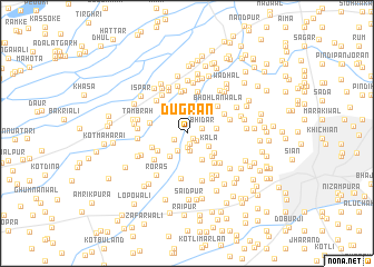 map of Dugrān