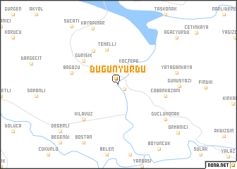 map of Düğünyurdu