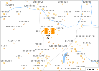 map of Duḩrah