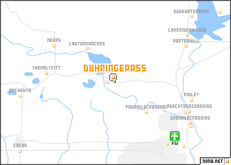 map of Duhringe Pass