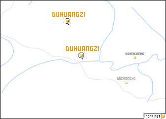 map of Duhuangzi