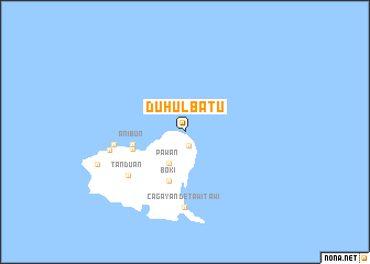 map of Duhul Batu