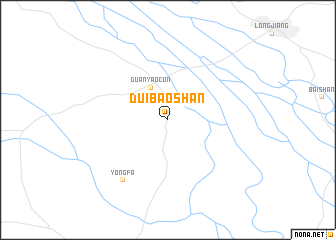 map of Duibaoshan