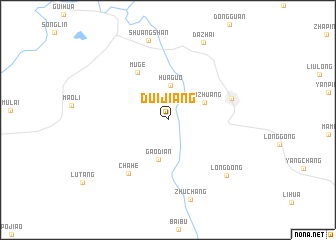 map of Duijiang