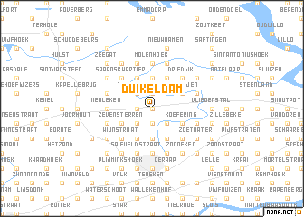 map of Duikeldam