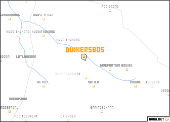 map of Duikersbos