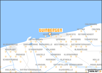 map of Duinbergen