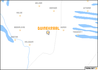 map of Duinekraal