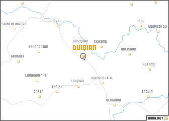 map of Duiqian