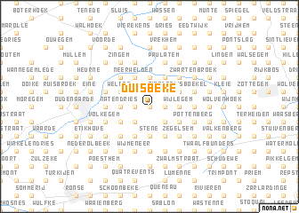 map of Duisbeke