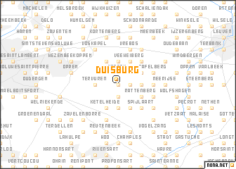 map of Duisburg