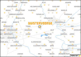 map of Duistervoorde