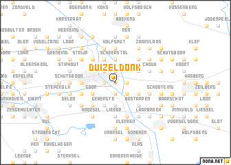 map of Duizeldonk