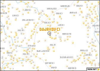 map of Dujakovci