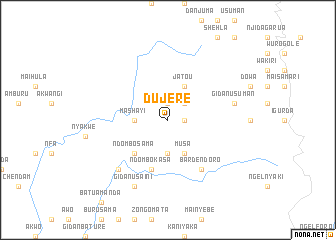 map of Dujere