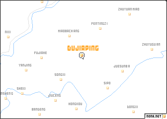 map of Dujiaping