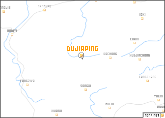 map of Dujiaping