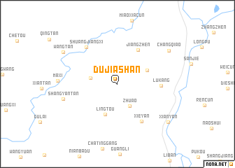 map of Dujiashan