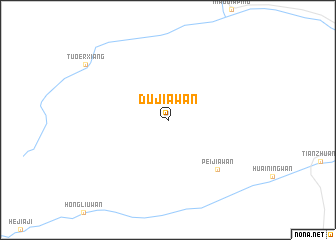 map of Dujiawan