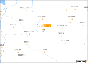 map of Dujiawei